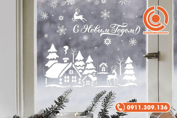 Mẫu decal giáng sinh đẹp