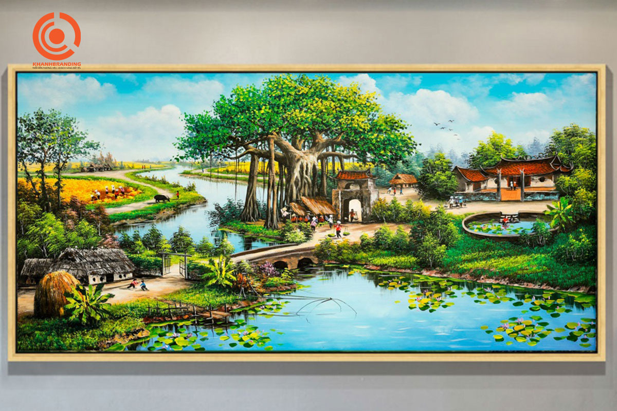 Tranh in uv phong cảnh