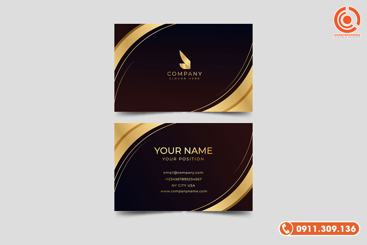 Mẫu name card sang trọng