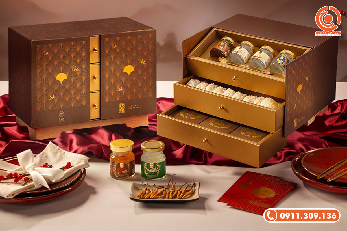 Hộp quà tết ngăn kéo