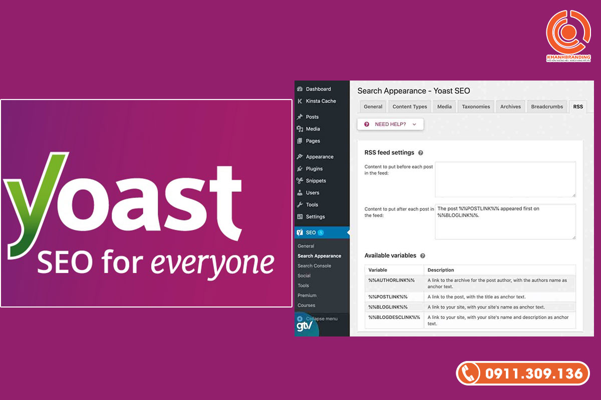 Phần mềm Yoast SEO