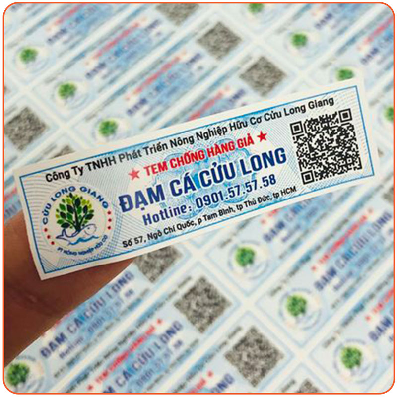 Tem decal vỡ