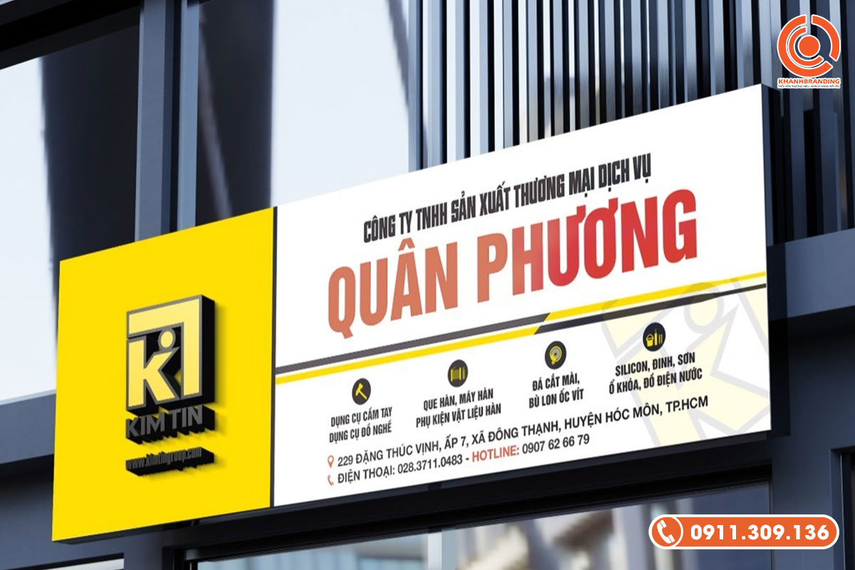 Bảng hiệu - Điểm chạm đầu tiên đến khách hàng