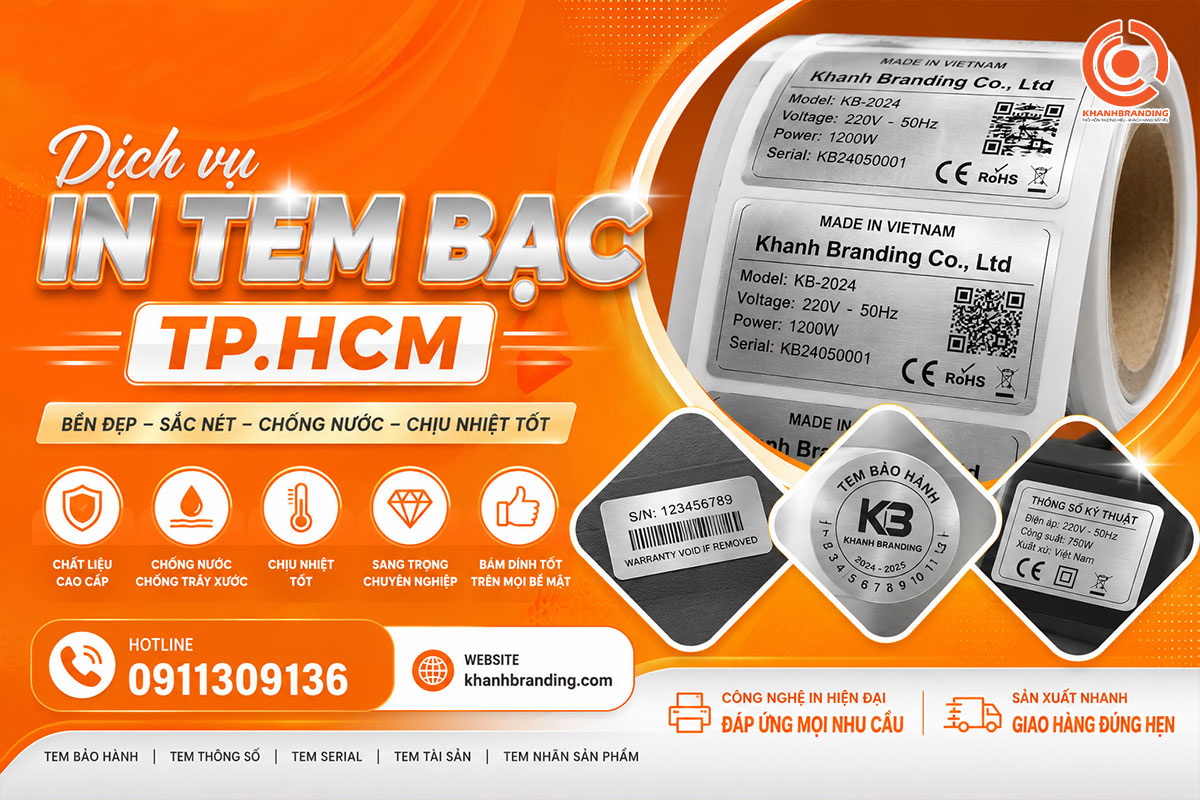 Dịch vụ in tem bạc tphcm