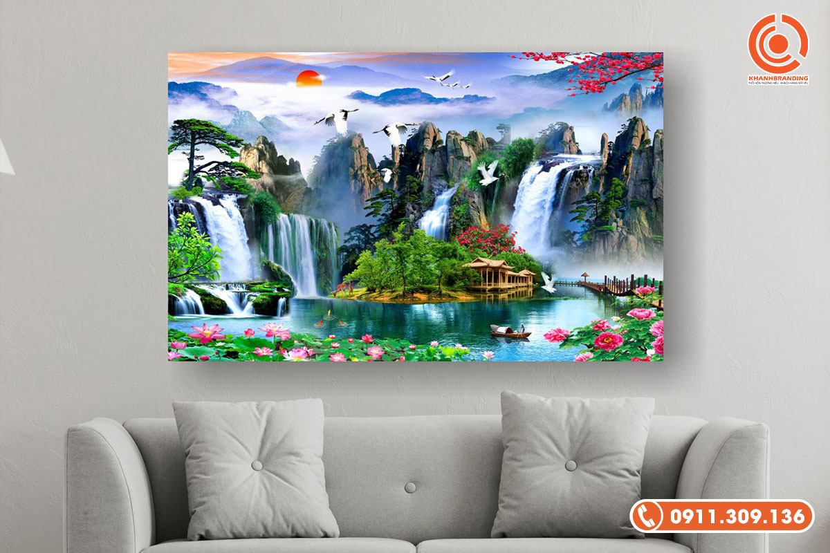Tranh canvas mang đến giá trị thẩm mỹ cao