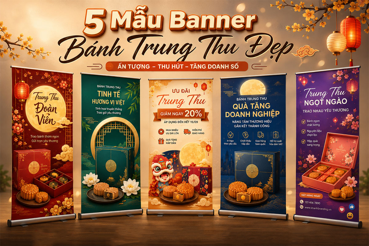 Banner bánh trung thu