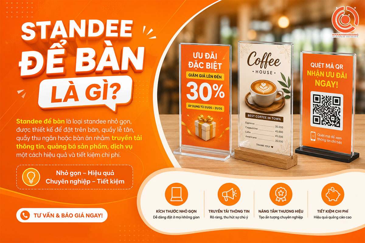 Standee để bàn là gì?