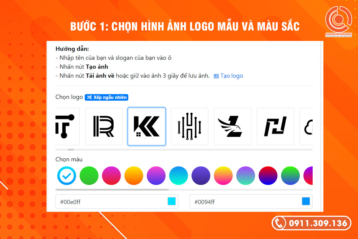 Cách tạo logo tên mình bước 1