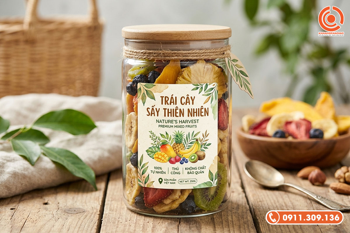 Mẫu tem mang phong cách thiên nhiên