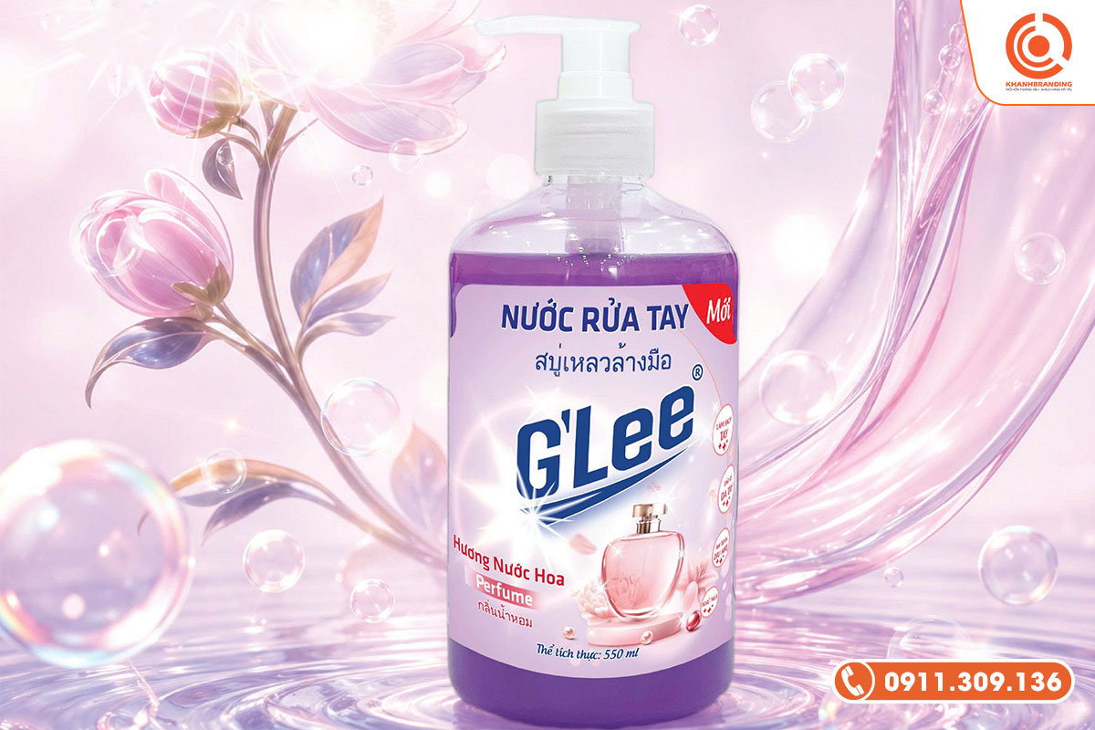 Tem nhãn dán chai nước rửa tay