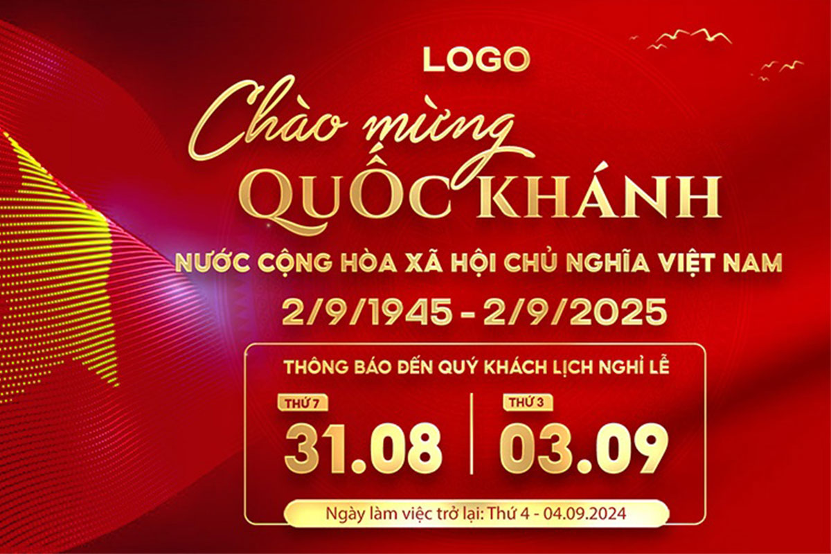 Banner ngày lễ Quốc Khánh