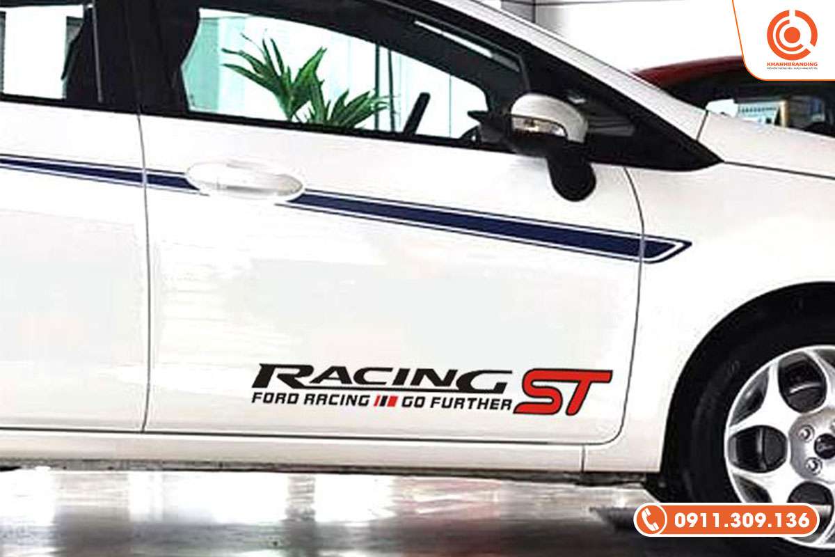 Decal họa tiết Racing