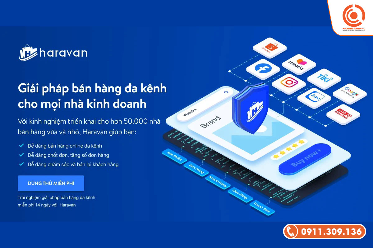 Phần mềm quản lý bán hàng đa kênh Haravan