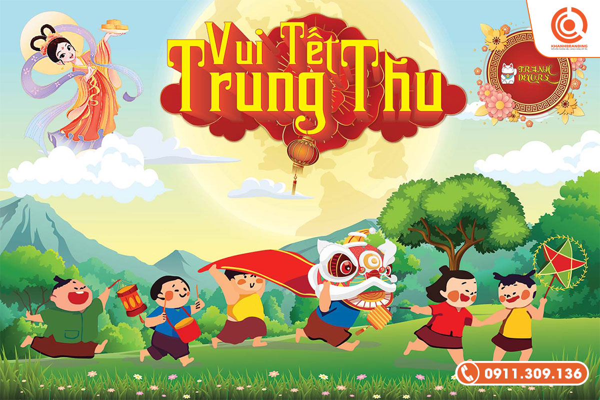 Mẫu banner Trung Thu vui tươi