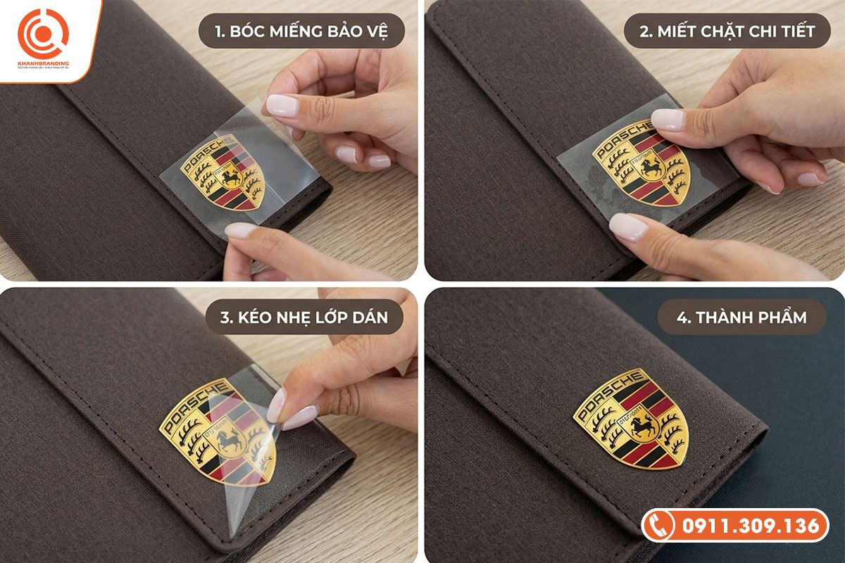 Tem UV DTF dễ dàng dán lên mọi bề mặt