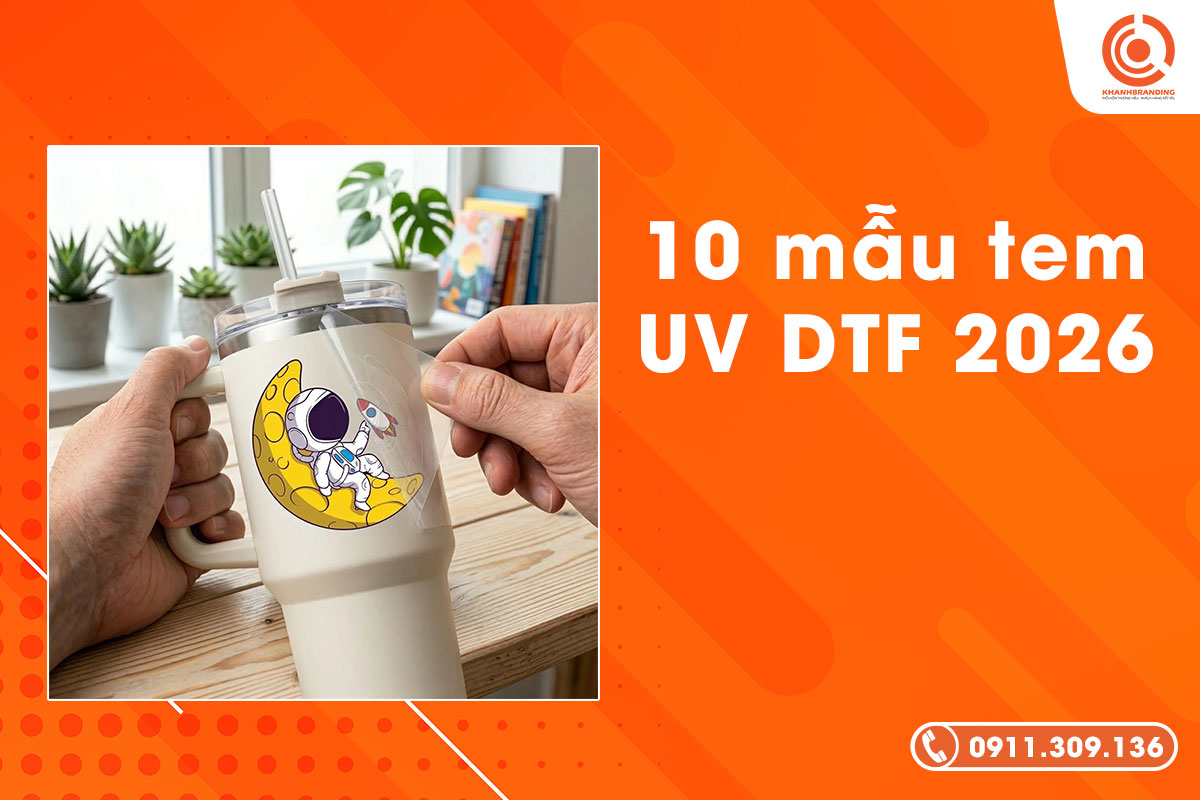 10 mẫu tem UV DTF