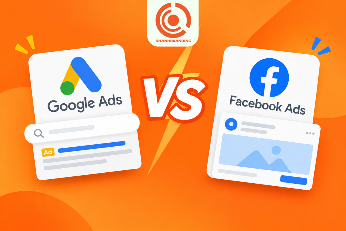 So sánh quảng cáo Google và Facebook