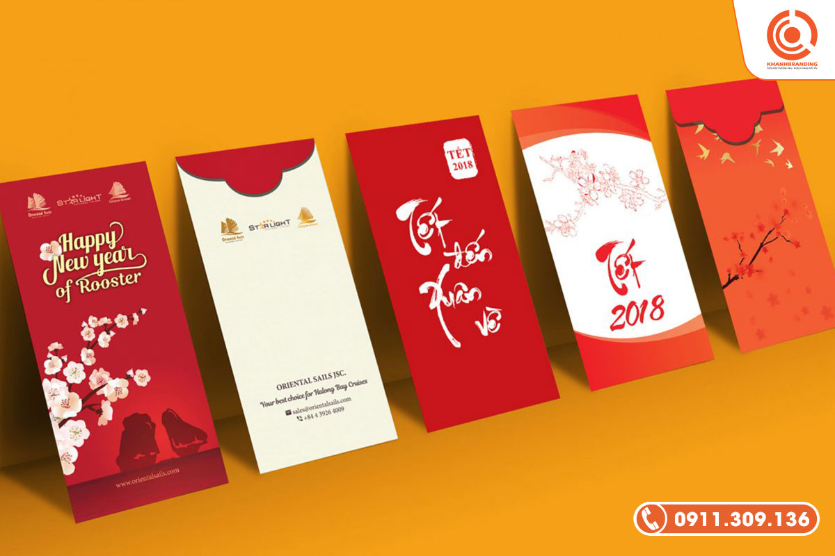 Nhu cầu in bao lì xì số lượng ít ngày càng cao