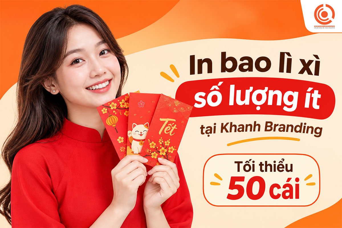 In bao lì xì số lượng ít