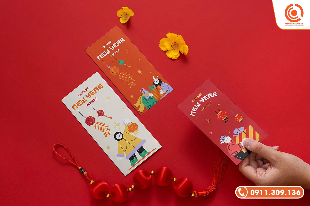 In bao lì xì số lượng ít theo yêu cầu