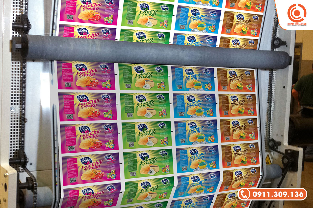 Công nghệ in flexo cho bao bì sản phẩm