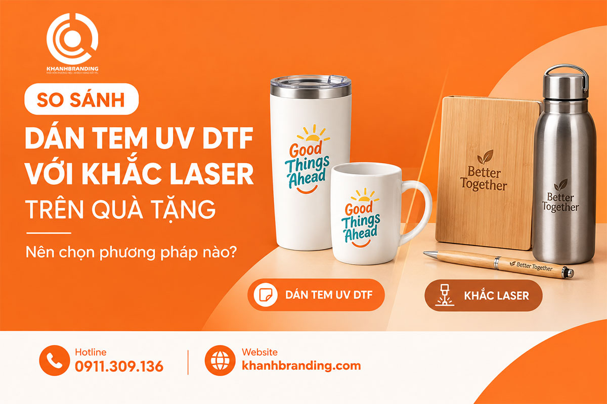 In UV DTF với khắc laser
