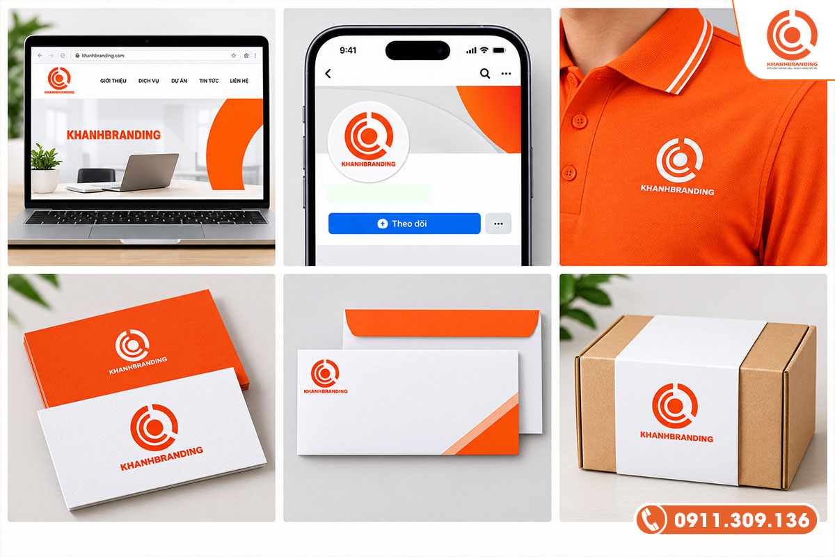 Logo thương hiệu cần dùng được trên nhiều nền tảng
