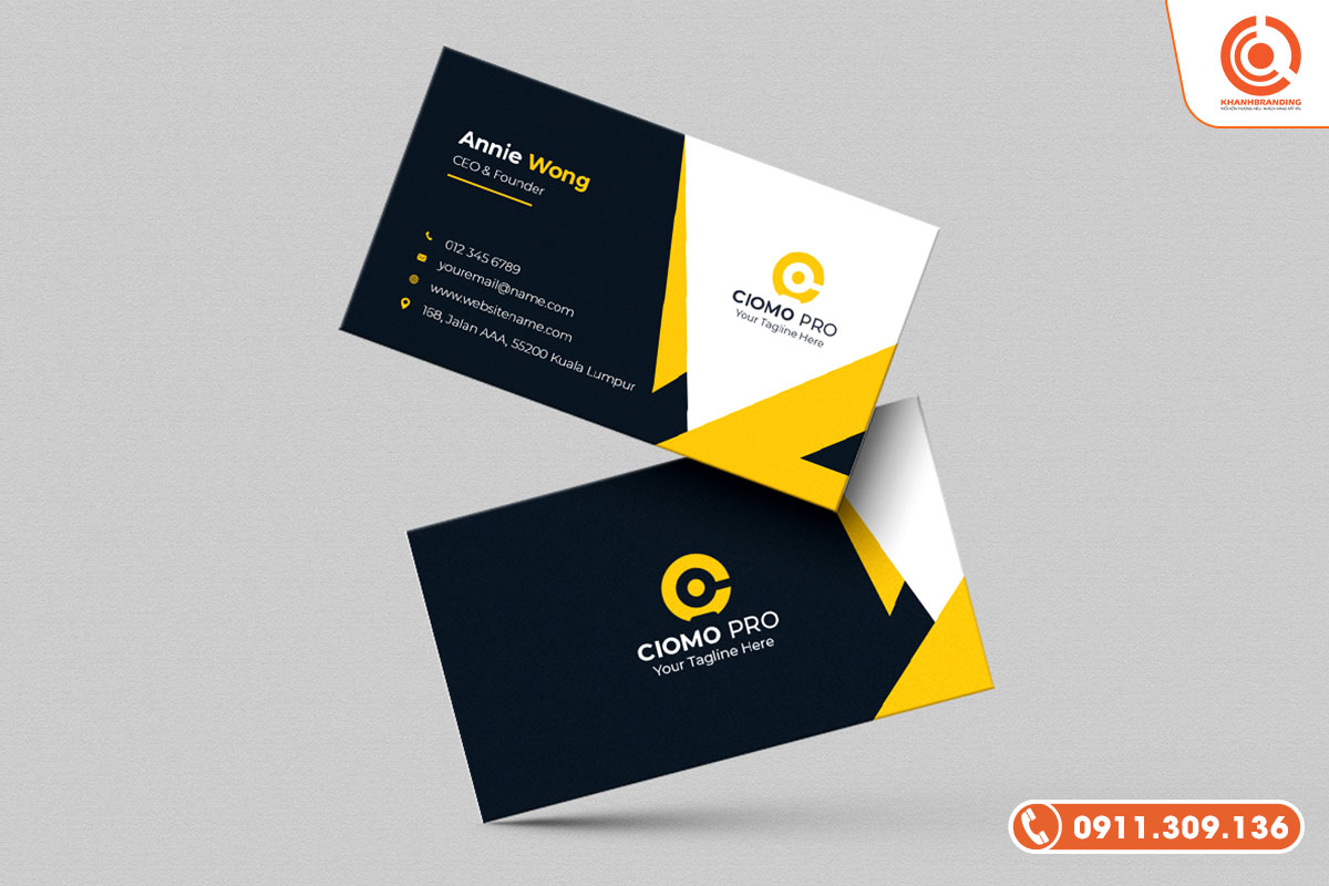 Name card giúp thể hiện sự chuyên nghiệp