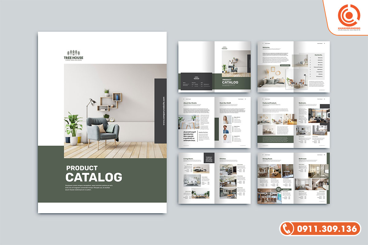 Tạo nhận diện thương hiệu với catalog