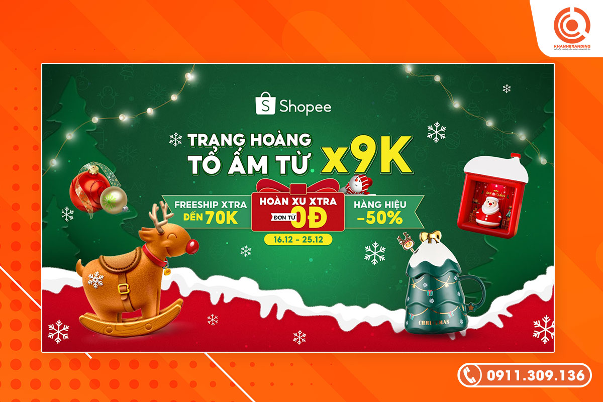 Voucher Giáng sinh thương hiệu